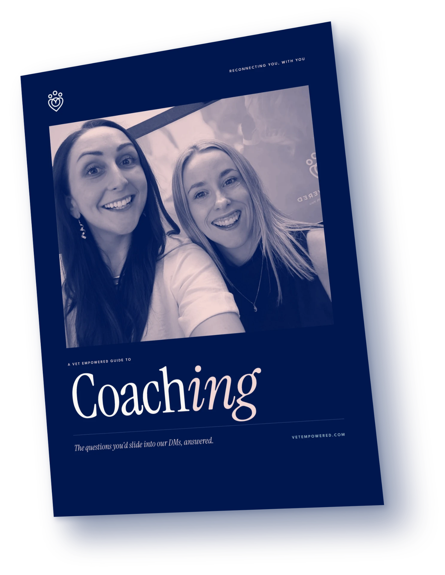 Cover of the Vet Empowered guide to coaching