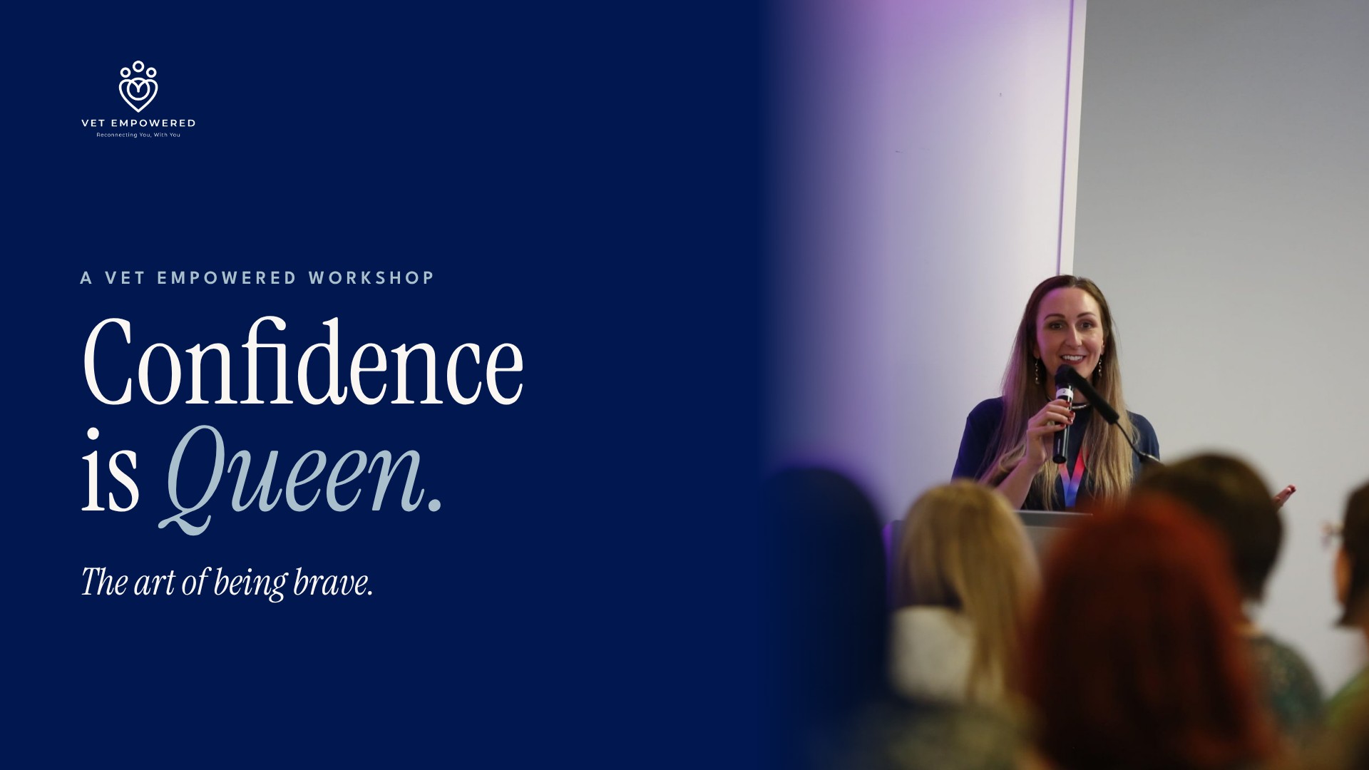 Course cover for Confidence is Queen by Vet Empowered